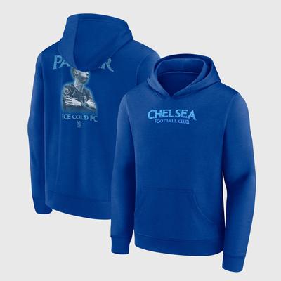 Chelsea Cole Palmer Ice Cold FC Grafik-Hoodie – Royalblau – Kinder Image
