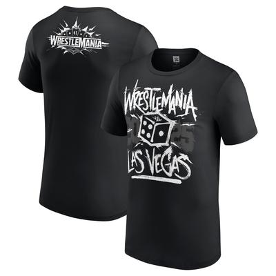 WWE WrestleMania 41 Brushed Dice T-Shirt - Schwarz - Herren Image