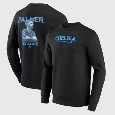 Chelsea Cole Palmer Ice Cold FC Grafik-Rundhals-Sweatshirt – Schwarz – Herren Image