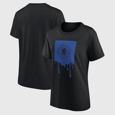 Chelsea Liquify Grafik-T-Shirt – Schwarz – Damen Image