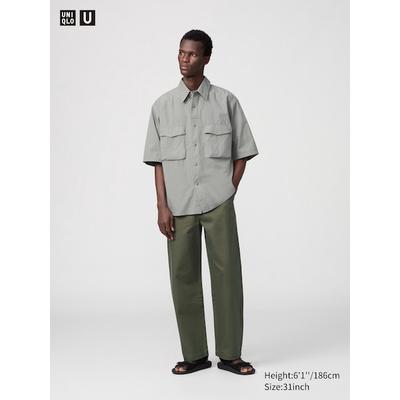Uniqlo - Wide Chino Trousers - Olive