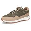 Sneaker DOCKERS BY GERLI, Herren, Gr. 42, grün (khaki, beige), Textil, Lederimitat, sportlich, Schuhe, Trekkingschuh, Outdoorschuh, Schnürschuh, Freiezeitschuh