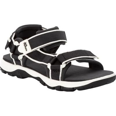 Sandale JACK WOLFSKIN "SEVEN SEAS 3 K", Gr. 28, schwarz, Synthetik, Textil, sportlich, Schuhe, mit Klettverschluss Image