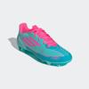 Fußballschuh ADIDAS PERFORMANCE "F50 CLUB MESSI FG/MG", Gr. 42, flash aqua, lucid pink, lucid cyan, Synthetik, sportlich, Schuhe