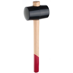 PICARD Ruthe Gummihammer 1500 g Esche-Stiel, Größe 4: 90 x 140 mm, PAK-frei Image