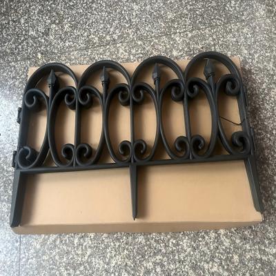 TEMU 5pcs Decorative Fence European Style, Plastic Material Image
