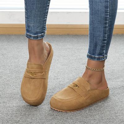 TEMU Women's Shoes With Thick Sole, Round Toe, Versatile And Comfortable, Large Size Women's Shoes