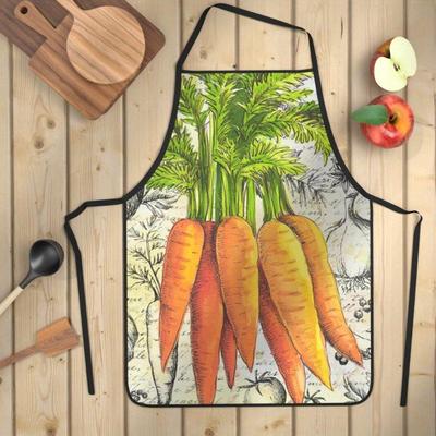 TEMU 1pc Large -themed Apron 23.6x31.5 Inch - Vibrant , Polyester, Fit For Cooking, Grilling, Gardening - Decor & Holiday Gift Image