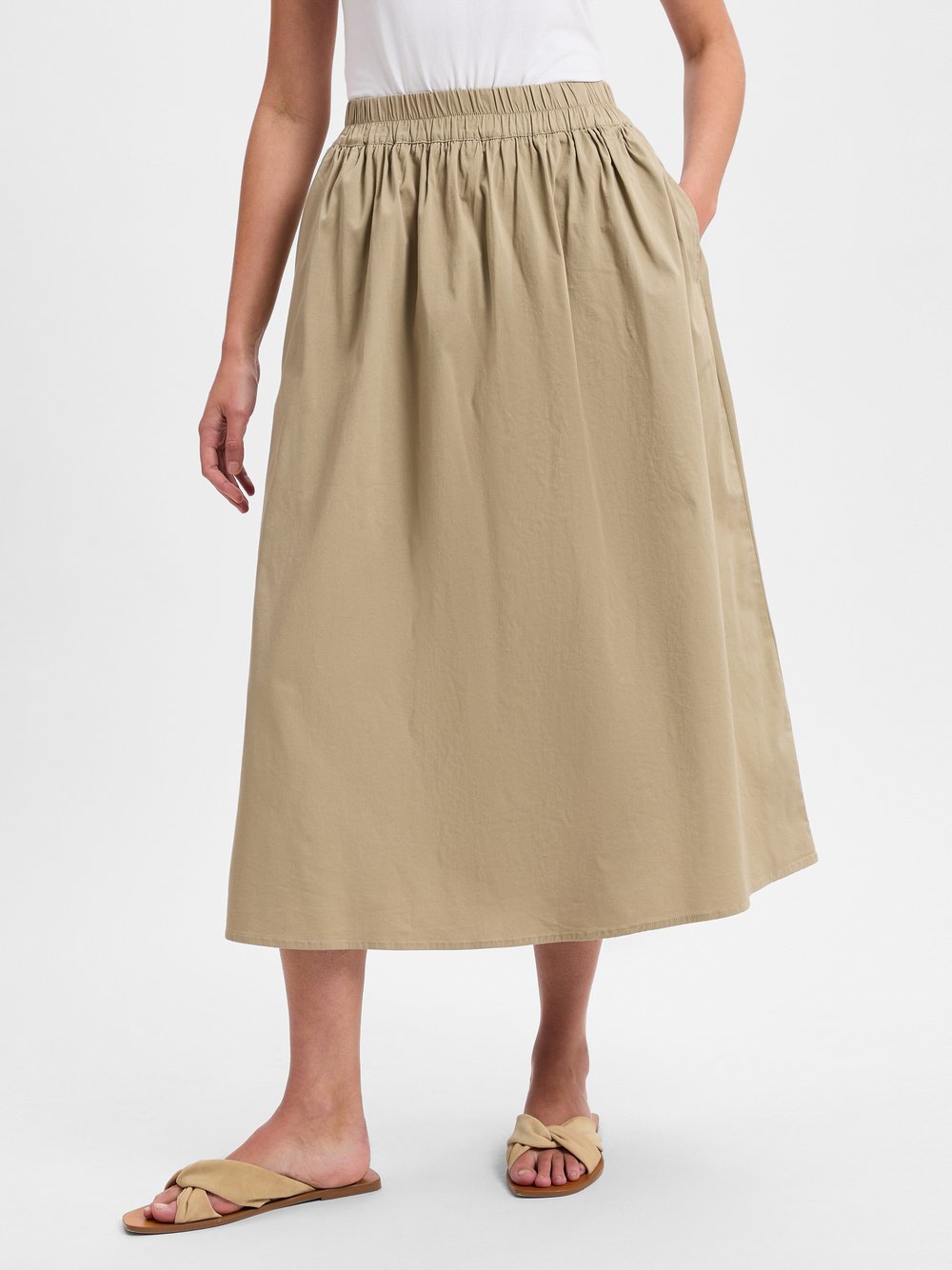 Marie Lund Midirock Damen melange, 42 Image