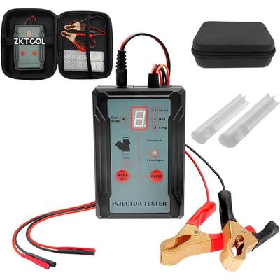 Ej.life - Einspritzdüsen-Tester, Kraftstoffeinspritzdüsen-Tester und Reinigungsset mit 2 Adaptern, Image