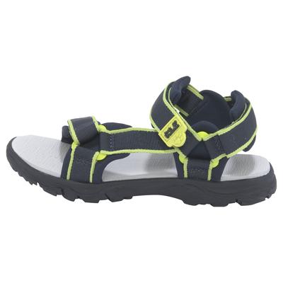 Sandale JACK WOLFSKIN "SEVEN SEAS 3 K", Gr. 40, blau (blau, lime), Synthetik, Textil, sportlich, Schuhe, mit Klettverschluss Image