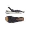Caprice Damen Sandale, Gr. 37, schwarz, Leder