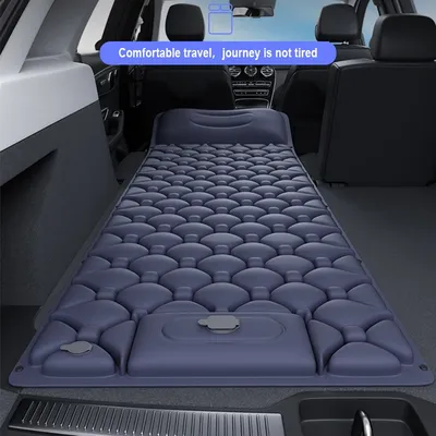 High-quality Car Inflatable Bed Foldable Car Travel Bed Camping Bed Car Converted Bed Trunk Leveling Pad Mattress Sleeping Pad