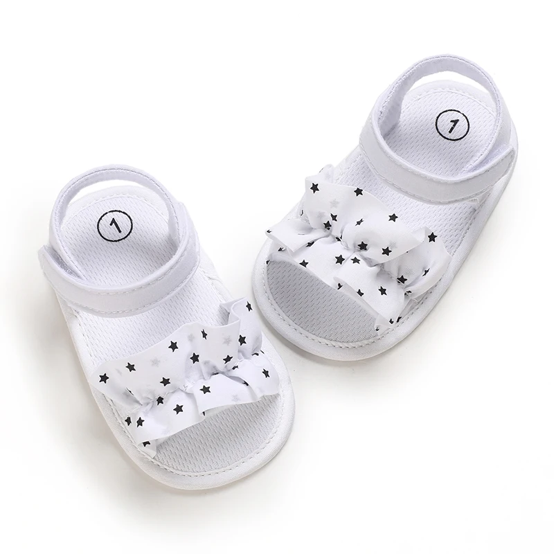 Babyschuhe für Babys, erstes Paar Kleinkindschuhe, Babyschuhe, atmungsaktiv, rutschfest, modische Mädchenschuhe, Prinzessinnen-Stil, 0–18 Monate Image