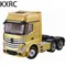 Komplettset aus Kunststoff, dreiachsiger Cab-Karosserie-Set für 1/14 Tamiya RC Truck Trailer Kipper Mercedes Benz Actros 1851, HERCULES HOBBY