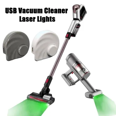 USB Staubsauger Laser Lichter Versteckte Tier Haar Katzen Hund Fell Staub Display LED Lampe Image