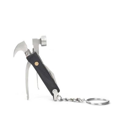 Kikkerland 07504 - BLACK WOOD MINI HAMMER TOOL (KR13-BK) Home Repair