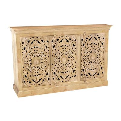 MiaMöbel Sideboard 'Varanasi' Massivholz Mango Modern Indien Indisch Image