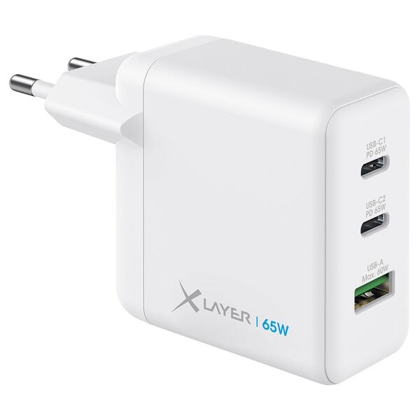 Xlayer Powercharger 65 W - USB-C Ladegerät - weiß weiß, 9.5 cm Image