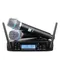 GLXD4 GLXD24 BETA87 BETA87A FM UHF Doppio sistema microfonico wireless Stage Peormances Dinamico 2 canali 2 palmari