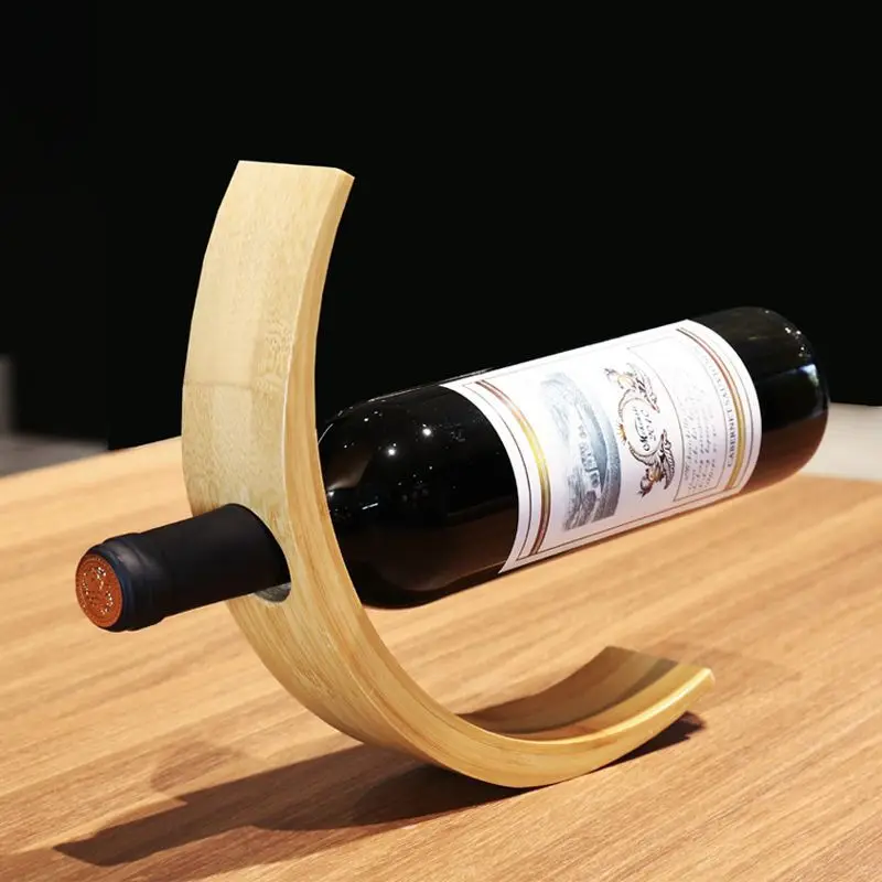 Présentoir créatif de casier à vin rouge et raisin, casier à vin en bois de Style nordique