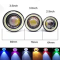 2.5 "3.0" 3.5 "64mm 76mm 89mm LED Angel Eyes Fendinebbia Auto DRL Luce di marcia diurna Lampade di
