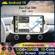 Android 15 Carplay Auto Autoradio Per Fiat 500 Navigazione GPS Volante di Controllo Lettore Multimediale WIFI + 4G Stereo 2din 2 DIN