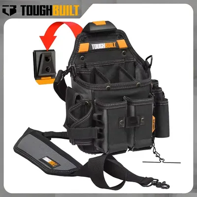 TOUGHBUILT TB-CT-114 Electrician Pouch Thickened Large-capacity 21 Pockets Included Shoulder Strap
