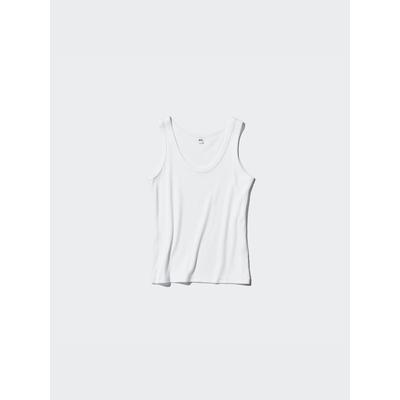 Uniqlo - Soft Ribbed Vest Top - White - M