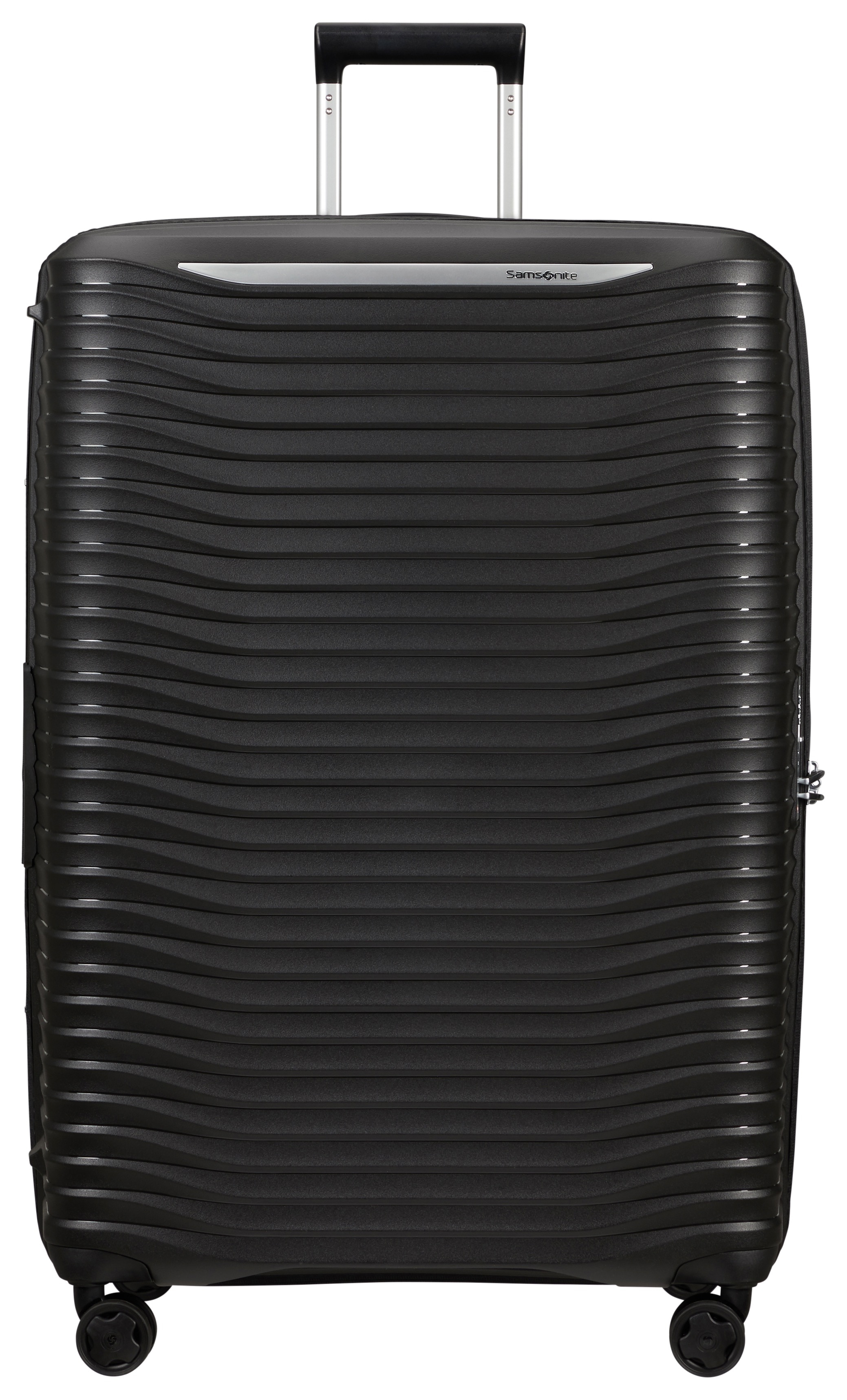 Hartschalen-Trolley SAMSONITE "UPSCAPE, verschiedene Größen und Farben", Gr. B/H/T: 54 x 81 x 34 133, schwarz, Polypropylen, gestreift, Modisch, Koffer, Volumenerweiterung Reisegepäck Hartschalen-Koffer TSA-Zahlenschloss Image