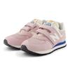 Sneaker NEW BALANCE "U574 "Evergreen"", Gr. 32, twilight haz, Leder, Synthetik, sportlich, Schuhe, mit Klettverschluss