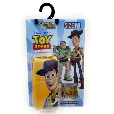 Disney Underwear & Socks | Disney Pixar Toy Story Crazy Boxer Briefs Mens Medium Underwear Woody Yellow | Color: Blue/Yellow | Size: M