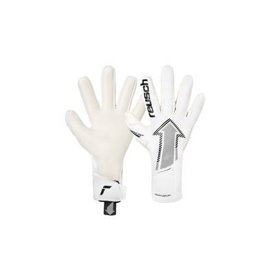 Torwarthandschuhe REUSCH "Fastgrip Gold X", Damen, Gr. 11, weiß, 55% Elastodien, 36% Polyester, 6% Polyurethan, 3% Polyamid, unifarben, sportlich, Handschuhe, mit Hybrid Negative Cut Image