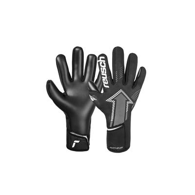 Torwarthandschuhe REUSCH "Fastgrip Infinity", Damen, Gr. 10, schwarz, 41% Polyester, 7% Polyurethan, 2% Polyamid, 50% Elastodien, unifarben, sportlich, Handschuhe, mit Hybrid Negative Cut
