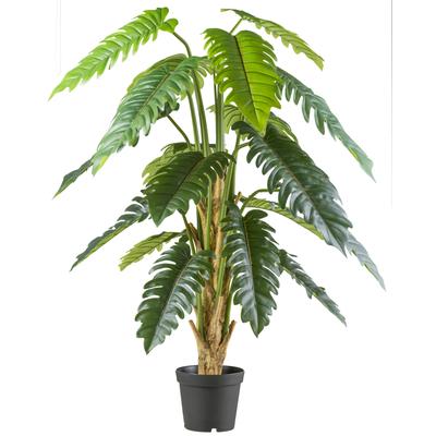 Kunstbaum CREATIV GREEN "Philodendron xanadu", grün, H:195cm, Kunststoff, Kunstpflanzen, mit großformatigem Blattwerk Image
