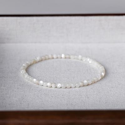 TEMU White Shell Bracelet, Shell Bead Bracelet, Women's Bracelet, Bracelet, A Great Gift For A Girlfriend, A Wonderful Present For A . Image