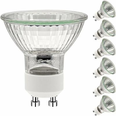 Alovez - GU10 50W Glühbirnen, GU10 Halogenlampen, ac 220V 50W Spotlampe, GU10 Halogen 2-polige Image