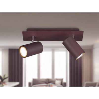 Deckenstrahler marley Rostfarben 2-flammig, Breite 30cm Image