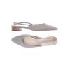 Peter Kaiser Damen Ballerinas, Gr. 8, silber, kein Etikett