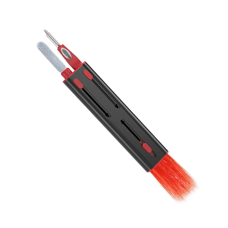 3-in-1 Multi-Reinigungsbürsten-Set, Tastenkappen-Abzieher, Ohrhörer-Reiniger für Airpods Pro, Bluetooth-Kopfhörer, Hülle, Tastatur-Reinigungswerkzeuge Image