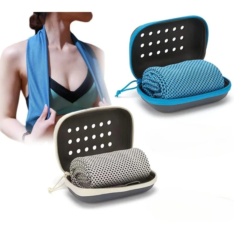 Cooling Fitness Towel Absorbent Instant Dry Cold Towel Face Towel Sports Towel Cold Towel Wash Cloths for Sports Outdoor Gym