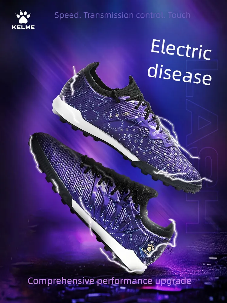 KELME Fußballschuhe für Erwachsene, Erkrankung, elektrisch, 3.0, kurze Spikes, MG, professionelle Spiel-Trainingsschuhe, atmungsaktiv