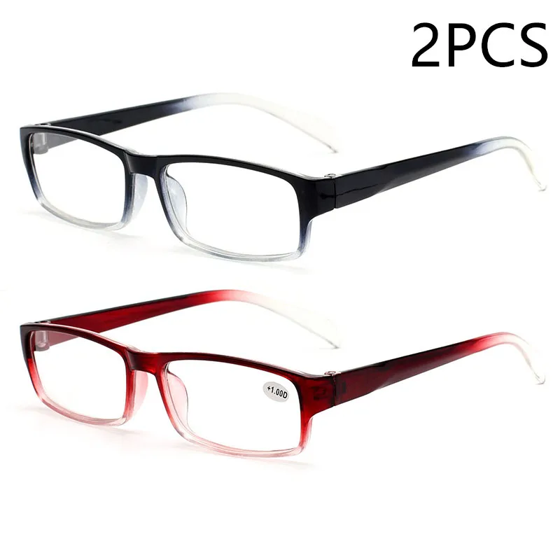 2/3PCS Modische und elegante ultraleichte Lesebrille zum Lesen von Fernsehern, Augenschutz und Anti-Blaulicht-Lesebrille 1105 Image