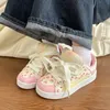Erdbeere Frauen Turnschuhe Low-top Koreanische Rosa Süße Frauen Sport Schuh Vielseitige Casual Weibliche Schuhe Bequeme frauen Schuhe