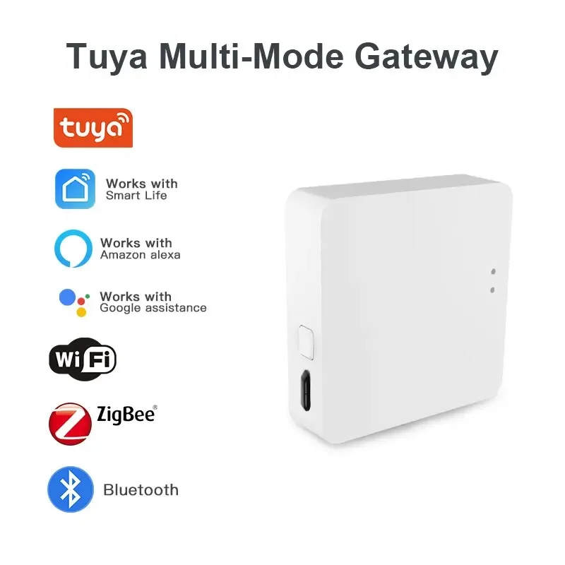 Tuya Multi Modus ZigBee Bluetooth Gateway Hub Wireless Home Smart Geräte Fernbedienung Brücke Unterstützung Alexa Google Hause Image