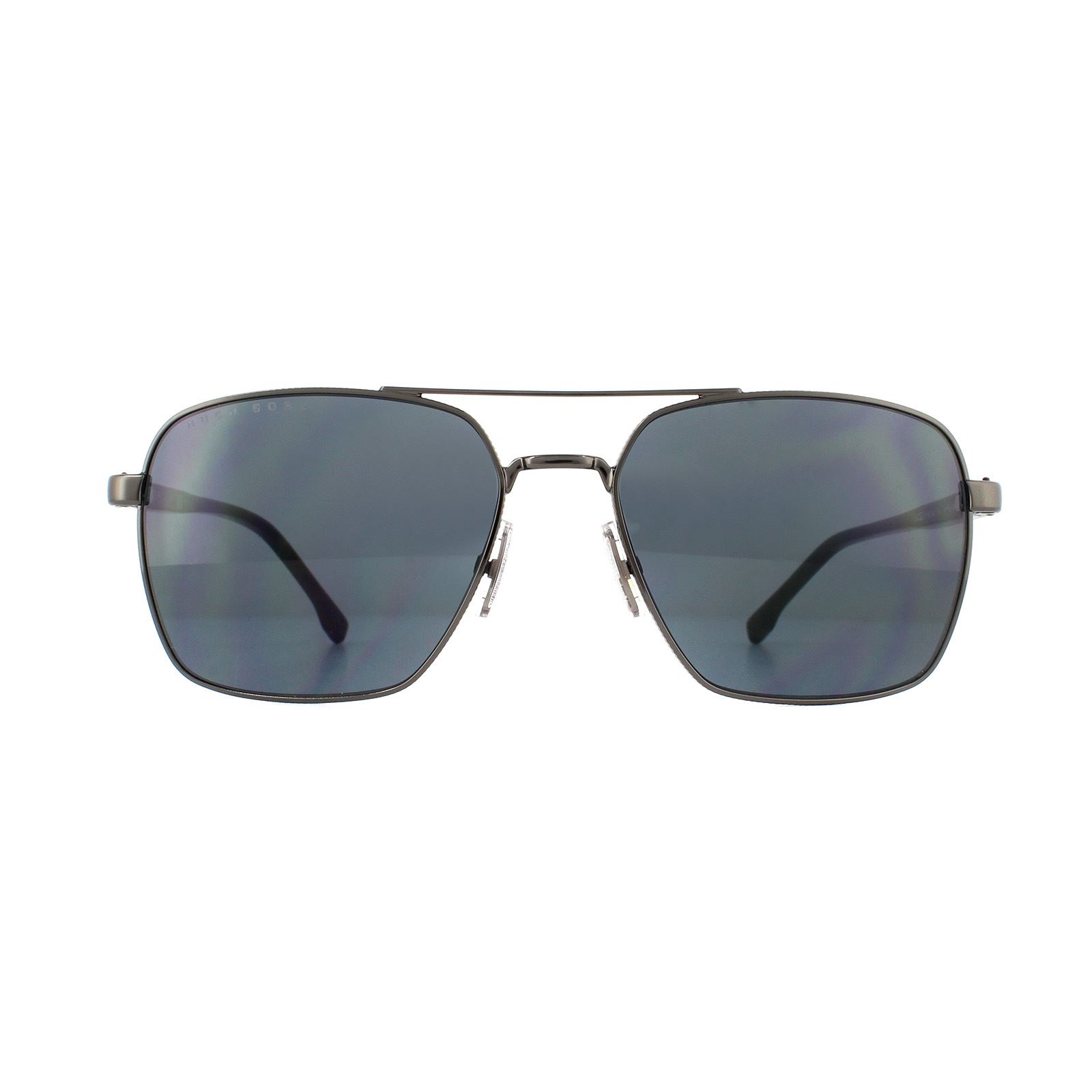 Lunettes De Soleil Hugo Boss 1045/S V81 IR Ruthénium Sombre Ruthénium Gris Bleu