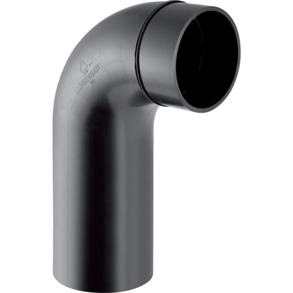 Geberit PE Bogen 88,5Gr mit langem Schenkel 365051161 Image