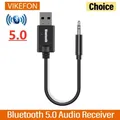 Adattatore audio wireless Ricevitore Bluetooth 5.0 Kit per auto Jack da 3,5 mm 3,5 AUX Dongle USB per musica stereo automatica per amplificatore altoparlante per auto