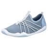 Slip-On Sneaker RIEKER, Damen, Gr. 42, blau (hellblau), Textil, Lederimitat, casual, Schuhe, Barfußschuh, Schlupfschuh, Slipper in veganer Verarbeitung