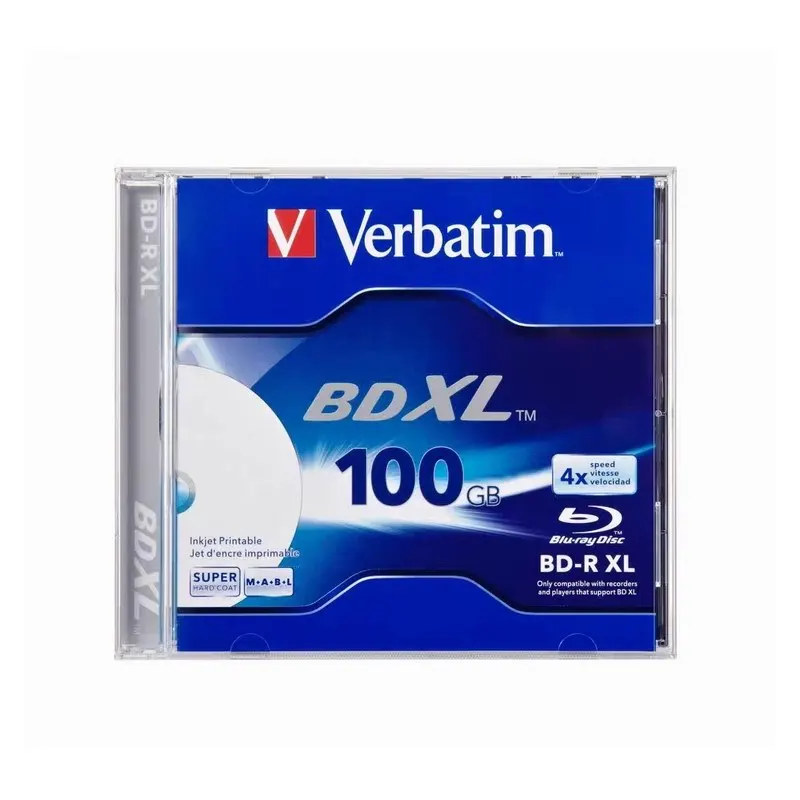 Blue Ray Disc BD-R XL 100 GB Dreischichtiger Bluray DVD BDR 100 g 4X 1 Stück Image